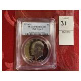 1976S Ike one dollar clad type 1 PGCS PR69DCAM
