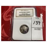 2005 S bison 5c NGC PF69
