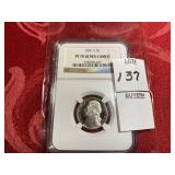 2001 S Jefferson 5c NGC PF70