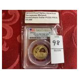 2015  S Native American $1 PCGS  PR70DCAM