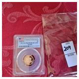 2019-S Lincoln 1C PCGS PR69RD DCAM shield
