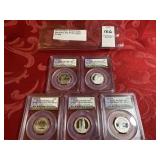 2013 S silver ATB 25c PCGS PR70