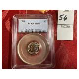 1964 Roosevelt 10C PCGSPR68