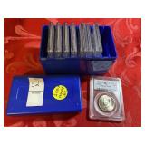 Eight 2010  P Kennedy  50C PCGS SP68