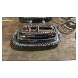 Irvinware Chrome Butter Dish