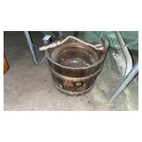 Vintage Wooden Sap Bucket