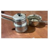 Aluminum Food Mill & Double Boiler Pot