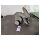 Wooden rabbit toy