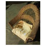 Childs wicker chair
