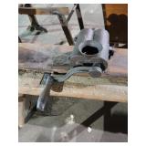Early cast iron grinder/chopper, handle turns and