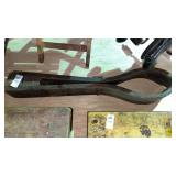 Vintage Wooden Saddle Clamp?