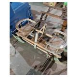 Antique childs rocking toy, bears not included