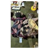 vintage handmade African American folk art cloth