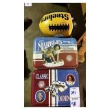 Vintage Marbles and Mini Steelers Football