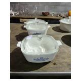 3 Corning ware dishes