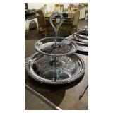 Irvinware 2-Tier Serving Tray