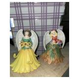 Avon Joyful Flowers Sunflower Angel 2006 & Autumn