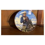 John Wayne Franklin Mint Plate 8 in