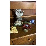 AVON Porcelain Capodimonte styled Flowers & Bird