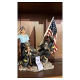 Porcelain Statue of Patriot Figures