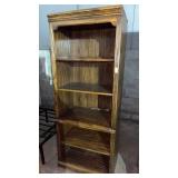 Wooden Display Cabinet 30x20x76in.