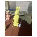 Vintage style papier-mï¿½chï¿½ German rabbit