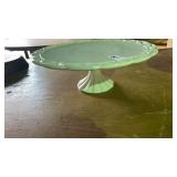Milk glass Cake Stand