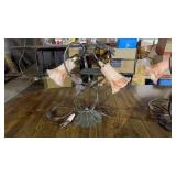 2 Tiffany Pond Lily Table Lamps