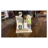 Norman Rockwell The Rivals Porcelain Figurine