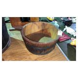 Vintage Wooden Stave Bucket