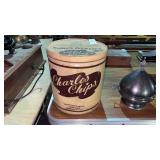 Vintage Charleï¿½s Chips Tin