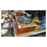 Vintage Victor Tabletop Phonograph