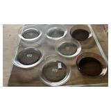 7 Pyrex Pie Plates