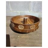 Wooden walnut bowl