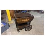Wooden Serving Cart