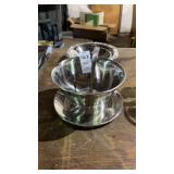 Stainless Sauce Bowl and additional bowl