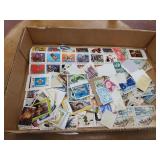 Tray lot of stamps