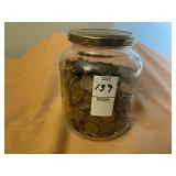 Jar of pennies