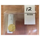 American gold eagle 1/10 ounce gold coin