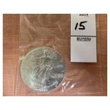 2002 American Silver Eagle coin