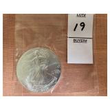 2002 American Silver Eagle coin