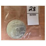 2005 American Silver Eagle coin