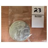 2005 American Silver Eagle coin