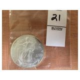 2005 American Silver Eagle coin