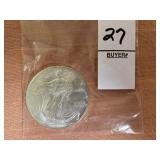 2005 American Silver Eagle coin