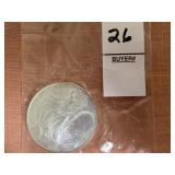 2005 American Silver Eagle coin