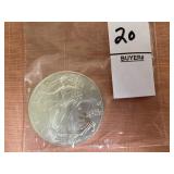 2004 American Silver Eagle coin