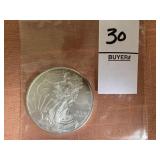 2008 American Silver Eagle coin