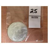 2005 American Silver Eagle coin