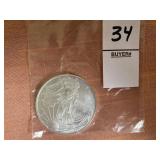 2008 American Silver Eagle coin